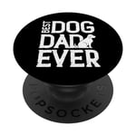 Best Dog Dads Ever Fête des pères Propriétaire de chiot PopSockets PopGrip Interchangeable