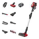 Bosch Unlimited 7 BCS71PETGB ProAnimal MultiUse Lightweight Cordless Vacuum Cleaner with Auto Detect, Flex Tube and Pet Accessories, 1 Battery, 40 minutes runtime - Tornado Red