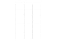 Mediarange - Mat - Permanent Klæbemiddel - Vitmatteret - 63.5 X 38.1 Mm 1050 Etikette(R) (50 Ark X 21) Etiketter Til Flere Formål