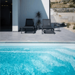PoolExperten Poolpaket Glasfiberpool - 7,5x3,2m - Muskö - Med smart styrning