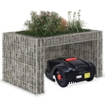 vidaXL Garage för gräsklippare och blombädd 110x80x60 cm ståltråd -  Gräsklipparskydd
