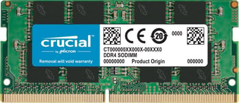 Crucial RAM 8GB DDR4 3200MHz CL22 or 2933MHz or 2666MHz Laptop Memory