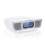 Dreamee radio-réveil DAB + lecteur CD DAB + / FM CD-R / RW / MP3 blanc