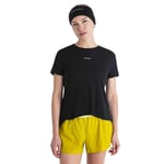 Icebreaker Kortärmad T-shirt Merino 125 Cool-lite™ Speed Svart S Kvinna