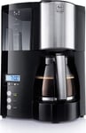 Melitta Filter Coffee Maker with Glass Pourer, Hot Hold and Timer Function, Opt