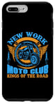 Coque pour iPhone 7 Plus/8 Plus Motocycliste rétro Kings of the Road du New York Moto Club