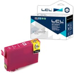 LCL Compatible Cartouche d'encre 502 XL 502XL C13T02W34010 (1 Magenta) Remplacement pour Epson suivants XP-5100 XP-5105 WF-2860 WF-2865