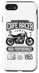 Coque pour iPhone SE (2020) / 7 / 8 Café Racer Moto Anniversaire Motard Né en 1965
