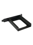 Slot mounting frame for a 2.5" HDD/SSD