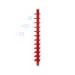 Källemo Pilaster vägghylla röd bets