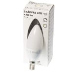 Ikea TRADFRI (Zigbee) E14 Smart Dimmable LED Candle Bulb, White Spectrum, 470lm, 5.2W, Opal