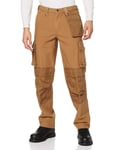Carhartt Multi Pocket Washed Duck Pant Pantalon utilitaire de travail, Marron, 40W x 32L Homme