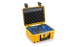 B&W Outdoor Transport Case - Type 3000 with inlay for DJI Mavic Air 2, DJI Air 2S, Fly More Combo - Waterproof, Dustproof - Yellow