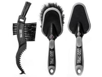 Muc-Off Muc-Off cleaning brushes 3x Premium Brush Kit (black, 3-piece set)
