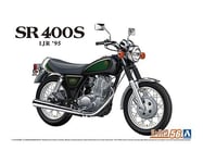 AOSHIMA 06566 1/12 YAMAHA SR400S CUSTOM PARTS '95 MODEL MOTORCYCLE MOTORBIKE KIT