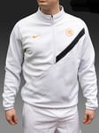 NIKE Total 90 Fleece Lined Thermal FOOTBALL Cotton Fleece Drill Training Top M