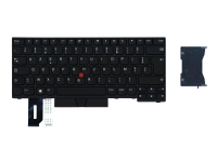 Lenovo - Erstatningstastatur for bærbar PC - med Trackpoint, UltraNav - Fransk - for ThinkPad E48X E49X L380 L380 Yoga L390 L390 Yoga L480 L490 T480 T49X