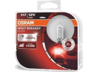Osram Night Breaker Silver, 58 W, 12 V, H7, halogen, 1 styck