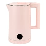 (Pink)Electric Kettle 2L Capacity UK Plug 220V 2000W Boil Dry Protection Double