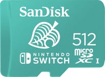 SanDisk 512GB microSDXC minneskort för Nintendo Switch