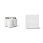 tado° Smart Radiator Thermostat 3-Pack- Works with Alexa, Siri & Google Assistant & Wired Smart Thermostat - WiFi Add-On Thermostat for Multi-Room Control - Digital Heating Control