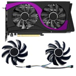 1 Pair Graphics Card Cooling Fan for YESTON RX5500XT 5600XT Graphics Card Cooler