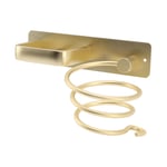 Blow Dryers Shelf Hair Dryer Rack Durable Gold Color Space Aluminum Sturdy