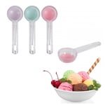 Ice Cream Scoop Push and Serve Silicone Kitchen Accessories Easy Grip