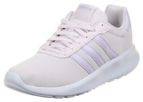 adidas Women's Lite Racer 3.0 Shoes Sneaker, Almost Pink/ice Lavender/Cloud White, 4 UK