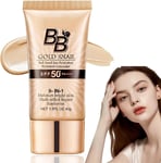 BB Cream Light,Tinted SPF 50 Face Moisturiser,Tinted Moisturiser Face Women,Bb C