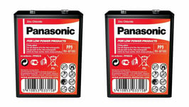 Panasonic PP9 9V Zinc Chloride Transistor Battery Roberts DAB FM Radio UK 2 PACK
