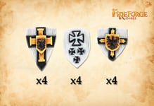 Fireforge: Teutonic Knights shields