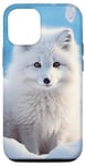 iPhone 15 Pro Artic White Fox Snow Snowy Winter Animal Case
