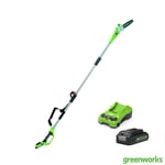 24V Cordless Pole Saw Bundle with Battery and Charger