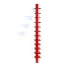 Källemo - Pilaster Hylla Laserad björk, Nr. 7 Kandell Röd - Hyllor - John Kandell - Röd - Trä
