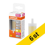 LED lampa R7S | 2700K | 12W (100W) dimbar 6st [Osram]