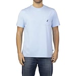 Nautica Men's V41050 T Shirt, Blue (Noon Blue), XXL UK