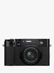 Fujifilm X100V Digital Compact Camera with 23mm Lens, 4K Ultra HD, 26.1MP, Wi-Fi, Bluetooth, Hybrid EVF/OVF, 3" Tiltable Touch Screen