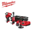 MILWAUKEE M12 Impact Wrench & Ratchet Kit Fuel - Milwaukee M12FPP2H-622P