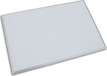 Ergomat Infinity Smooth Silver, 90 x 120 cm