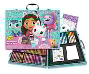 Crayola - Mallette de l'Artiste Gabby et la Maison Magique, Kit Créatif avec 115 Pièces Assorties, Idéal pour le Dessin et le Coloriage, Cadeau pour Enfants, à partir de 5 ans, 04-2966