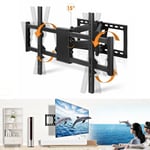 SPCC Steel Large Flat TV Wall Mount Stand 42-85" Tilt Swivel Dual Cantilever Arm
