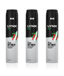 Lynx Mens XXL Africa 72H Sweat Protection Anti-Perspirant Deodorant 3x250ml - NA - One Size