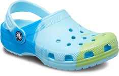 Crocs Infants Childrens Sandals Clogs Classic Ombre Slip On blue UK Size 6