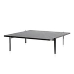Fritz Hansen - PK61A, Svart marmor - Soffbord - Poul Kjærholm - Svart - Metall/Sten