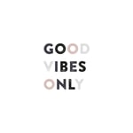 Stickstay - Wallstickers, Good vibes only
