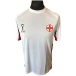 Men’s England FIFA Football Qatar World Cup 2022 T-Shirt Size LARGE Three Lions