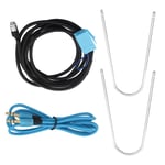 2Pcs Car Radios Aux-In Cable 3.5MM Female Jack with Removal Kit for Bosch Auto