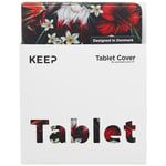 KEEP Universal 10" tabletin suojakotelo (trooppinen kukka)