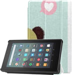 Case for All-new Amazon Kindle Fire 7 Tablet Case(9th Generation,2019 Release),ultra Slim Lightweight Trifold Stand Cover With Auto Sleep/wake, Koala Bear Love Greeting Card